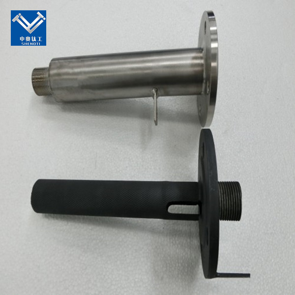 Titanium anode for cooling circulating water treatment